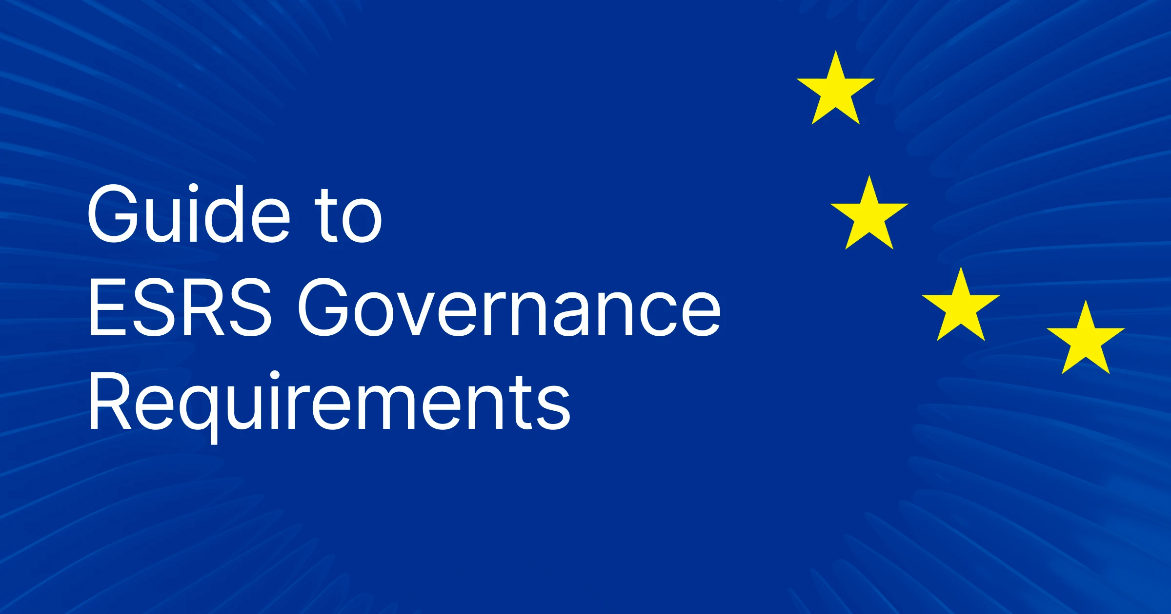 Guide to ESRS Governance Requirements