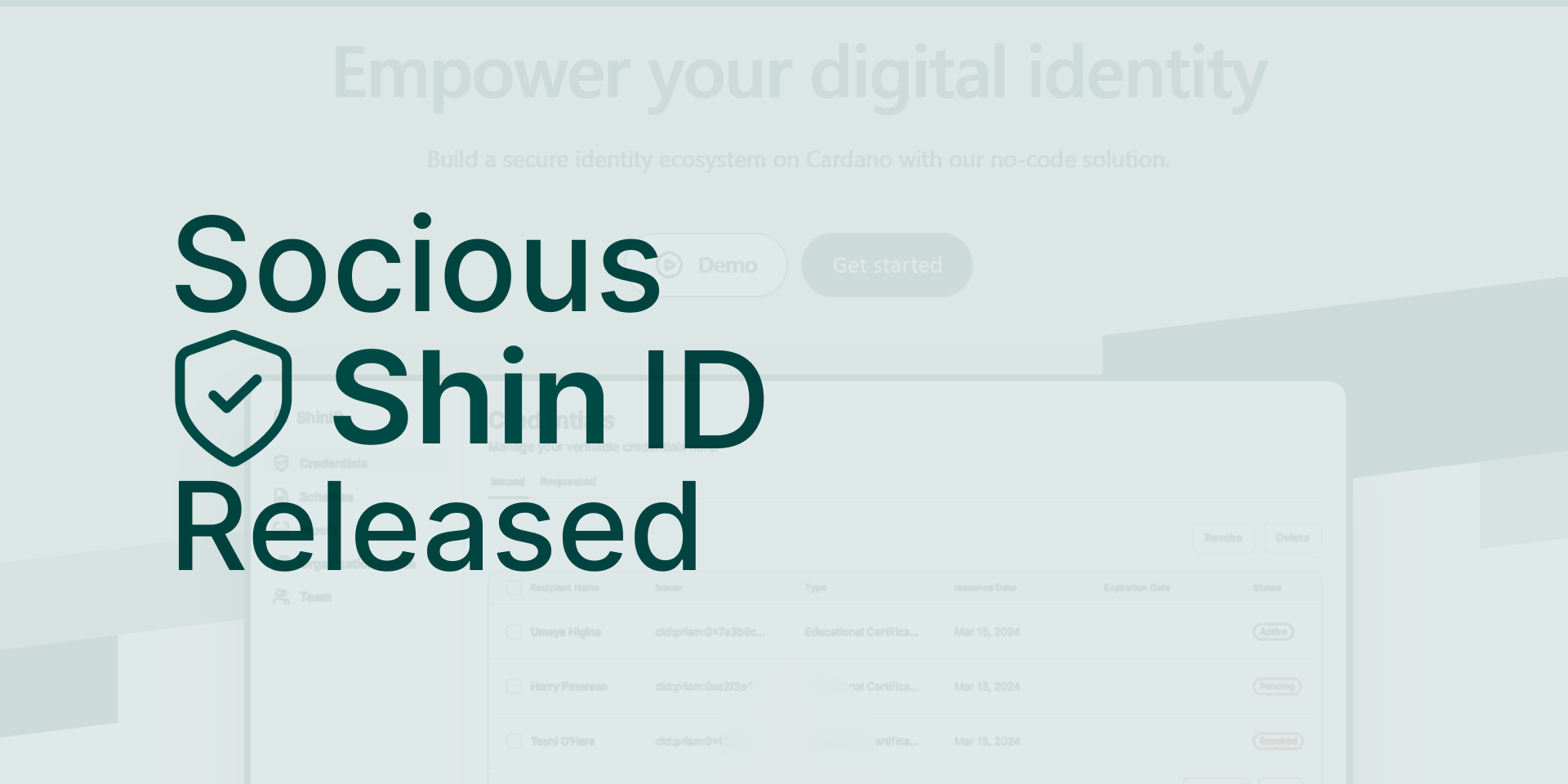 Socious Announces the Launch of Shin Platform on October 7