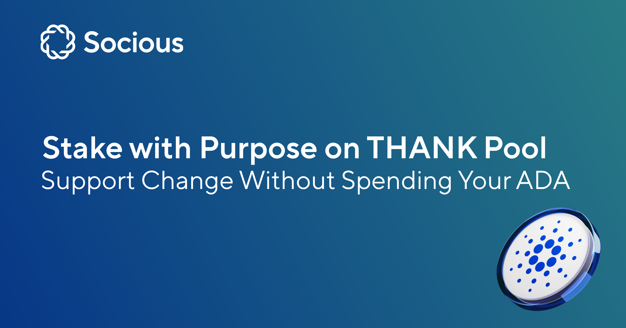 Stake with Purpose: How the THANK Pool ISPO Creates Impact