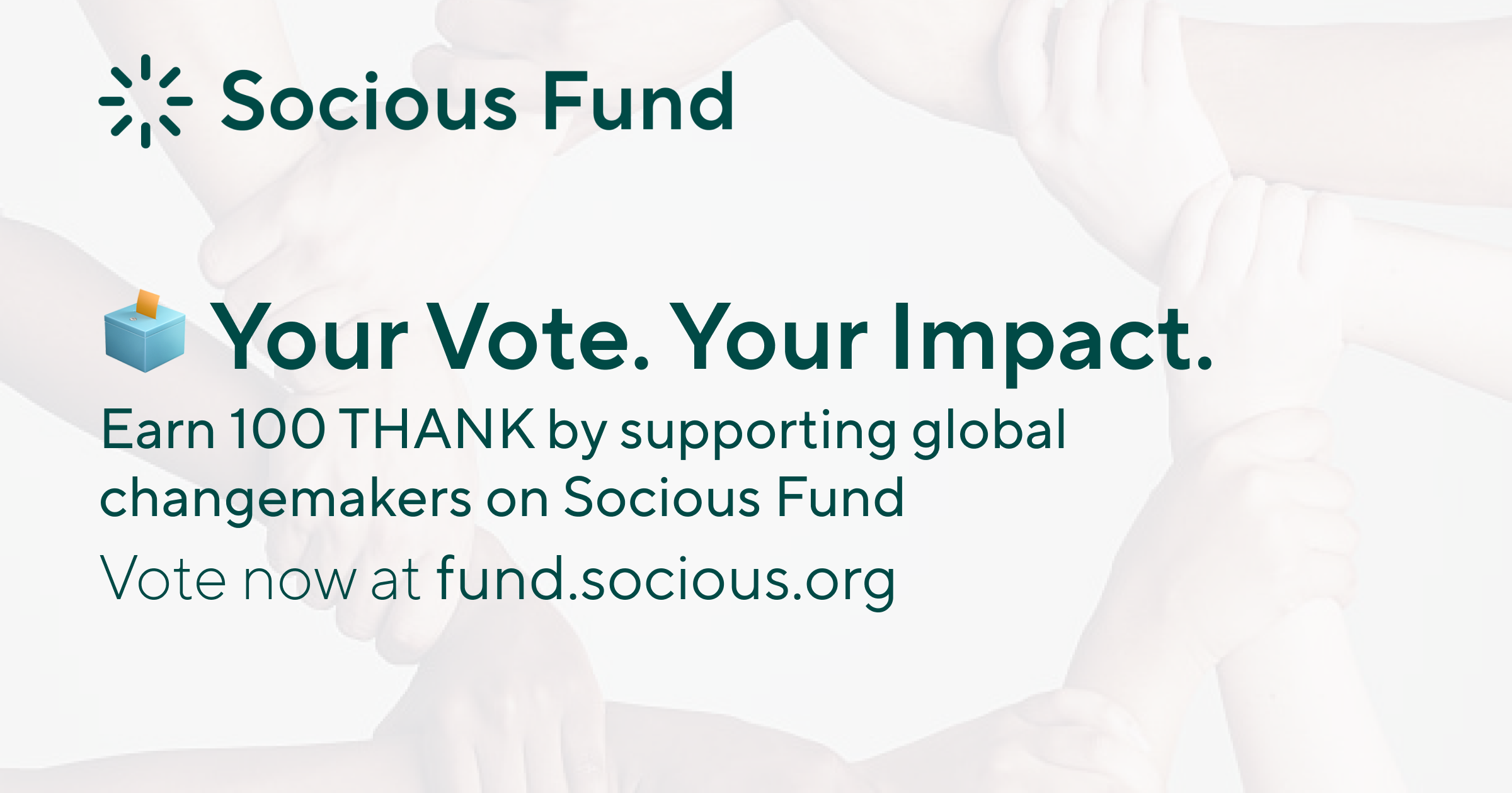 The Power of Community Votes: How Socious Fund Puts Impactful Projects in Your Hands