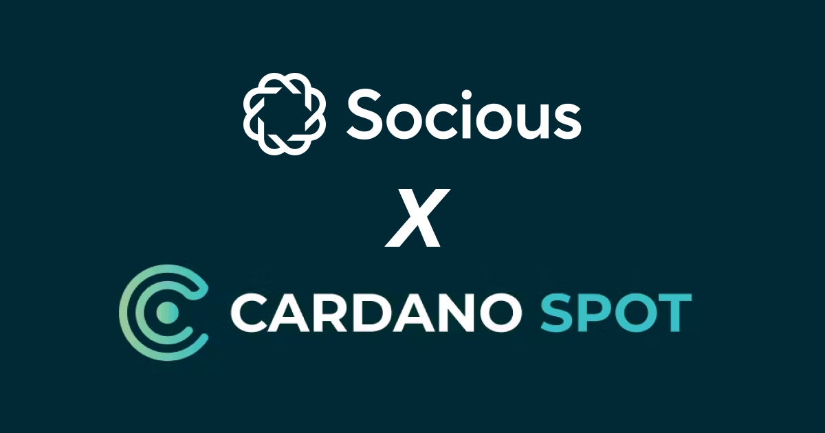 Socious Partners with Cardano Spot!