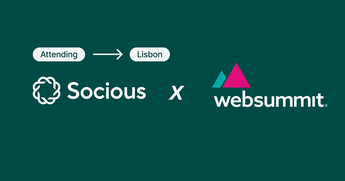 Socious Joins #WebSummit 2023: Let's Connect!