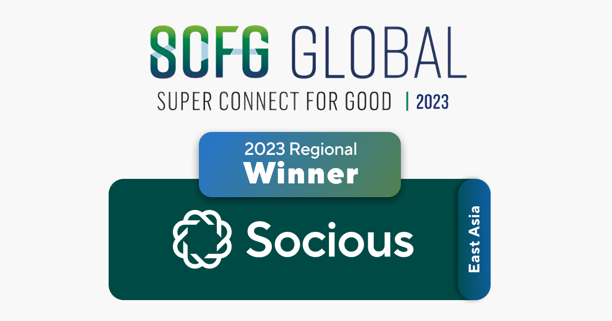 Socious Wins the East Asia Title in the Super Connect for Good Competition